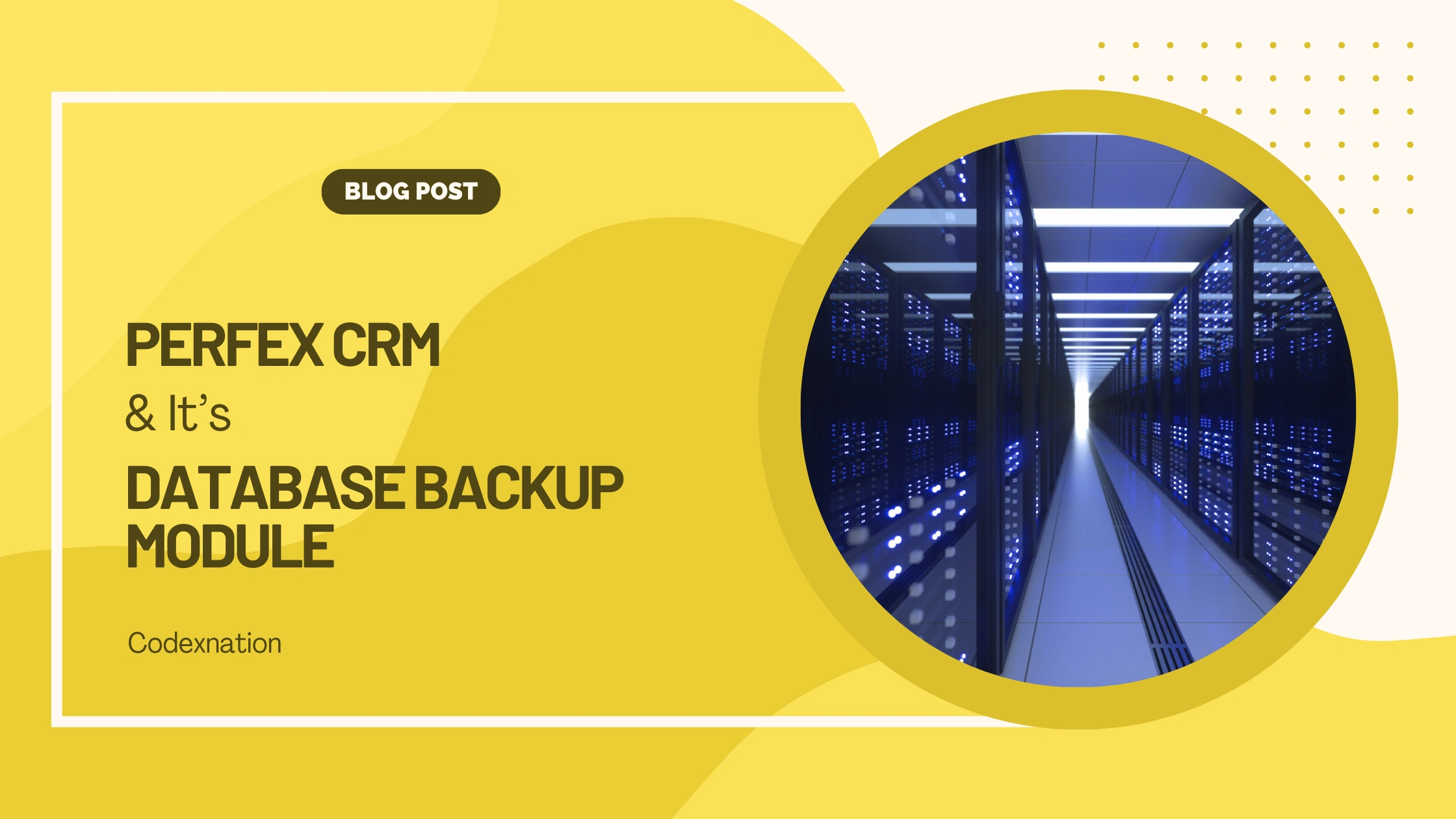 Perfex CRM and its Database Backup Module