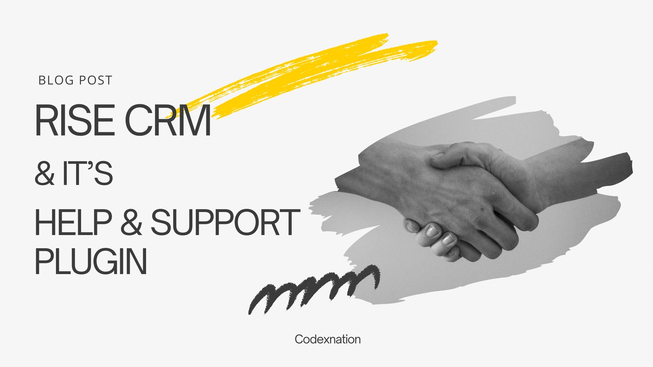 Rise CRM and its Help & Support Plugin