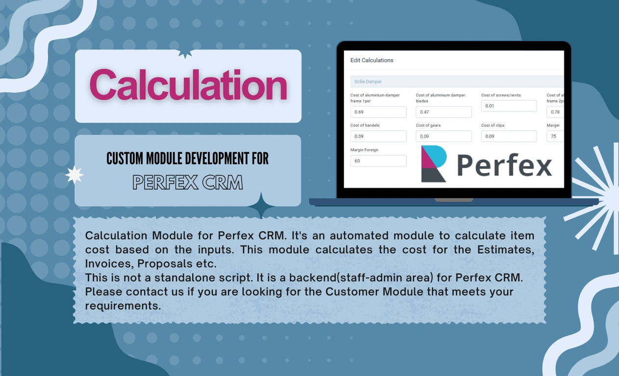 Calculation - Perfex Crm Module