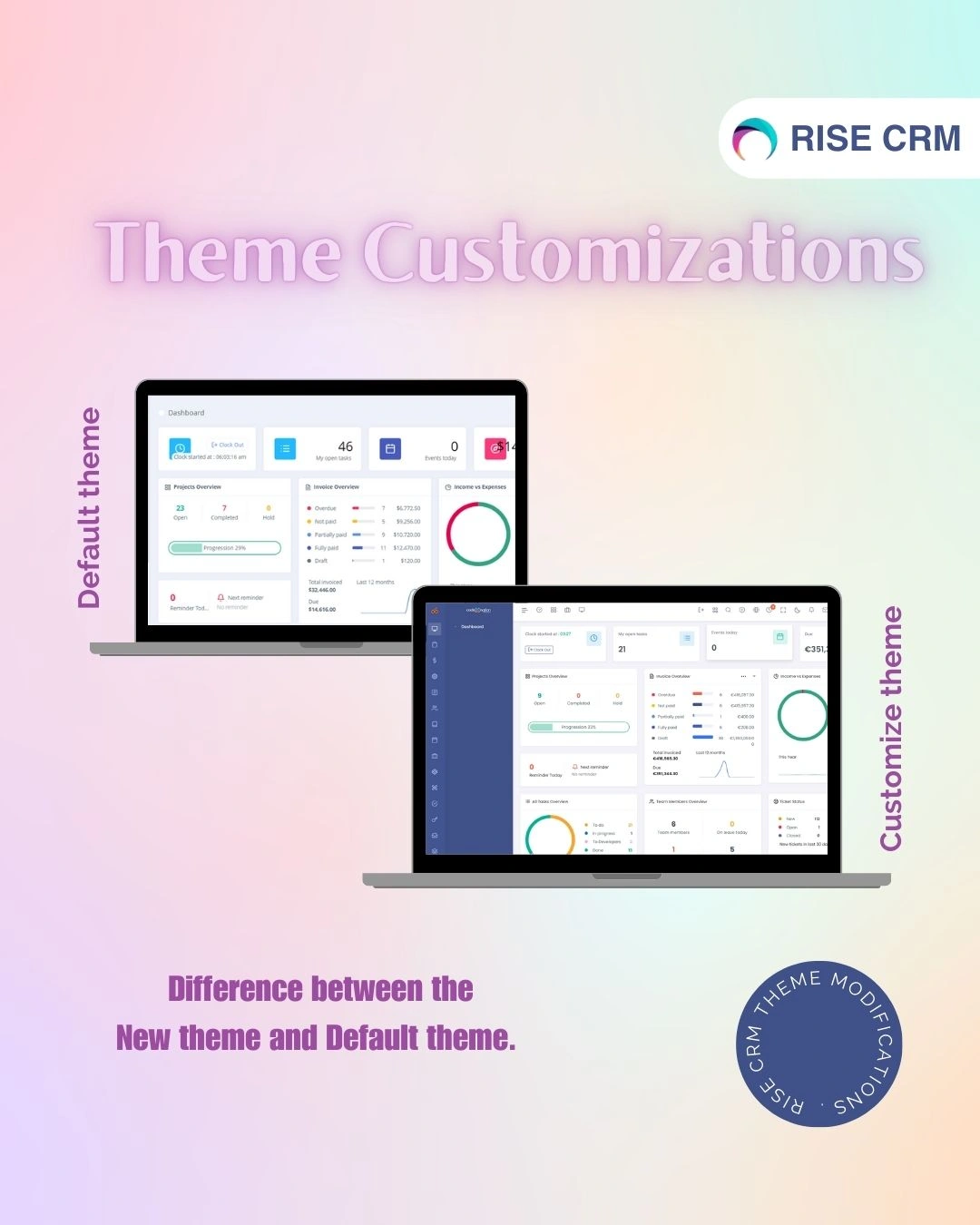 Rise CRM Theme Development
